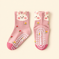 Lot de 5 paires de Chaussettes Antidérapantes Enfant (De 1 an à 12 ans)
