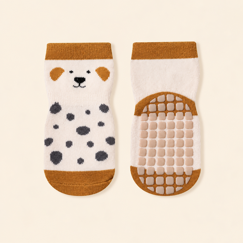 Lot de 5 paires de Chaussettes Antidérapantes Bébé (De 0 mois à 3 ans)