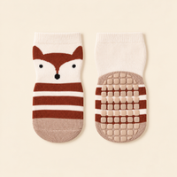 Lot de 5 paires de Chaussettes Antidérapantes Bébé (De 0 mois à 3 ans)