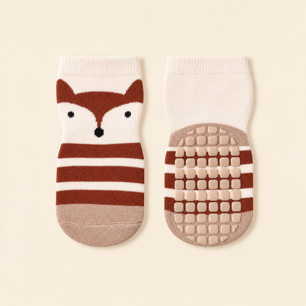Lot de 5 paires de Chaussettes Antidérapantes Bébé (De 0 mois à 3 ans)