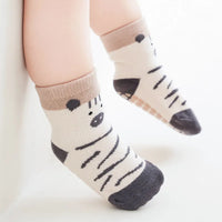 Lot de 5 paires de Chaussettes Antidérapantes Bébé (De 0 mois à 3 ans)