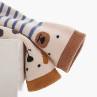 Lot de 5 paires de Chaussettes Antidérapantes Bébé (De 0 mois à 3 ans)