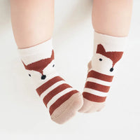 Lot de 5 paires de Chaussettes Antidérapantes Bébé (De 0 mois à 3 ans)